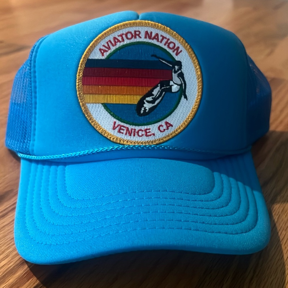 Blue Aviator nation hat